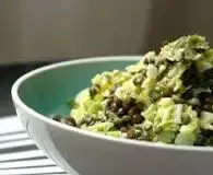 MIJOTE DE CHOU VERT ET LENTILLES