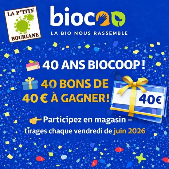 La P'tite Bouriane fête les 40 ans de Biocoop
